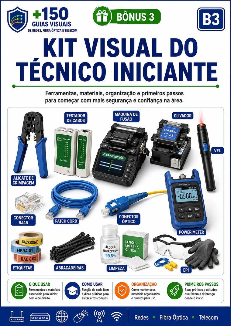 Capa do Bônus 3 — Kit Visual do Técnico Iniciante